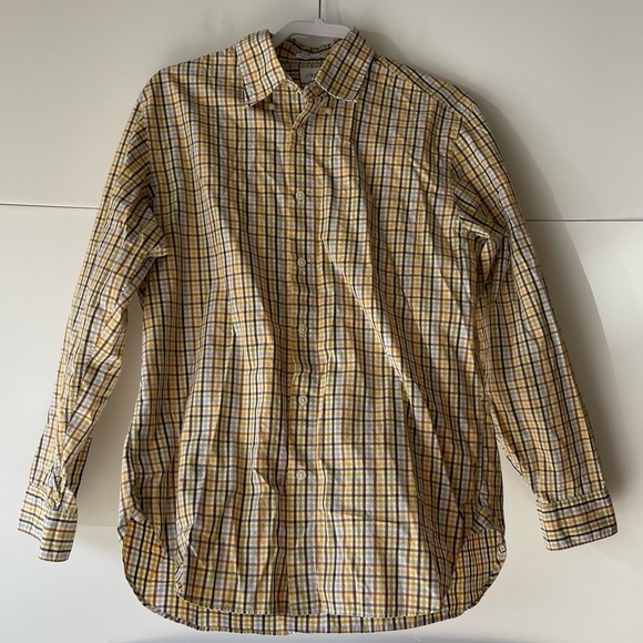 J.Crew Men's Plaid Button Front Down Shirt Blouse Long Sleeves, Sz M - Picture 6 of 9